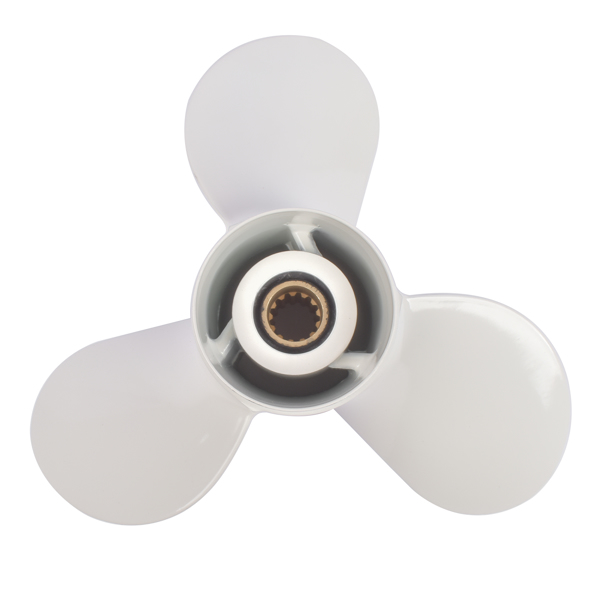 Fit for Yamaha 11x15 Aluminum Propeller Outboard Engine 25-60HP 13 Spline 4-Stroke 69W-45943-00-EL-3