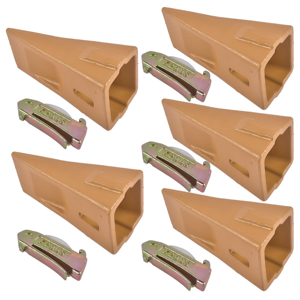 X290 Sharp Bucket Teeth/Tooth with K290S Flexpins Fit for Mini Excavator 5Pcs-5