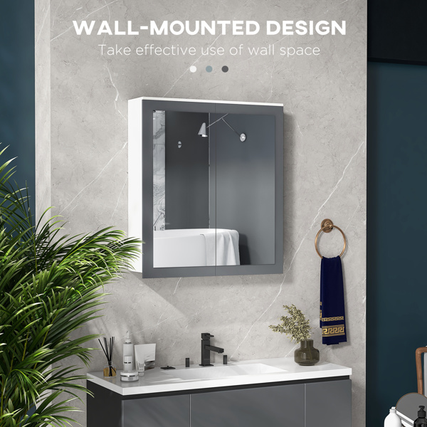 Bathroom Cabinet with Mirror ( Amazon Shipping)（Prohibited by WalMart）-6