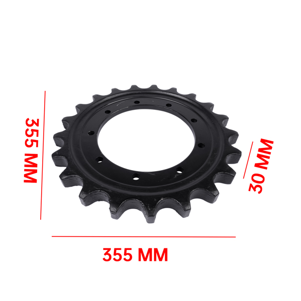 链轮 21 Teeth 9 Hole Track Drive Sprocket for Kubota Excavator U-35 KX71-3 KX91-3 RC788-14430 RC417-14430-9