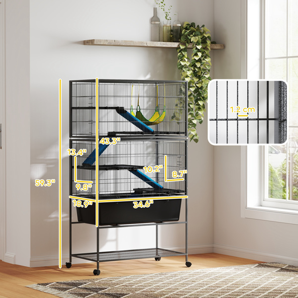 Small Animal Cage /Chinchilla Cage ( Amazon Shipping)（Prohibited by WalMart）-2