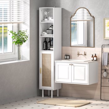 Bathroom Cabinet ( Amazon Shipping)（Prohibited by WalMart）