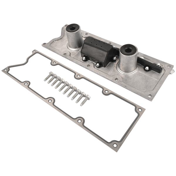 Intake Engine Valley Cover with Gasket Fit for Cadillac CTS Chevy Corvette Pontiac GTO 12594779 12577927-3