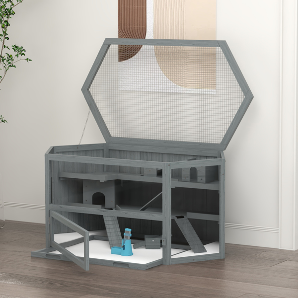 Small Animal Cage /Chinchilla Cage ( Amazon Shipping)（Prohibited by WalMart）-7