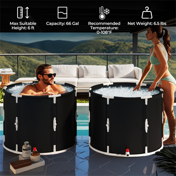 250 L Foldable Ice Bath Tub -5