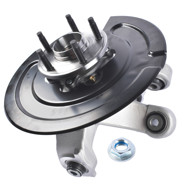 Rear Left Steering Knuckle & Wheel Bearing Hub Assembly Replacement for 2011-2019 Ford Explorer AWD 686-279-7