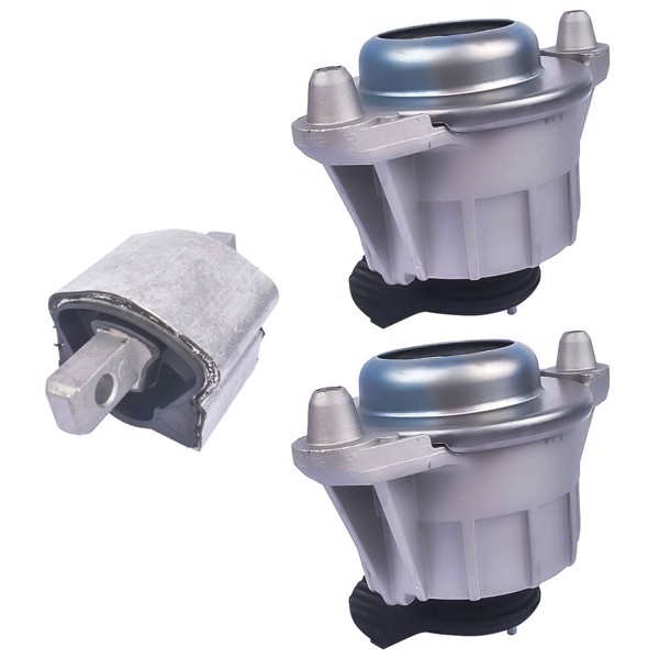 发动机支架 3Pcs Engine Motor Mounts for Mercedes-Benz W204 W212 C300 350 RWD Base 2.5L 3.0L 3.5L 2008-2017-4