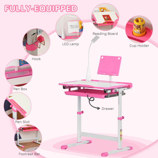 Kids Desk and Chair Set-4