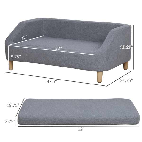 Dog Bed/ Rattan Pet Sofa ( Amazon Shipping)（Prohibited by WalMart）-2