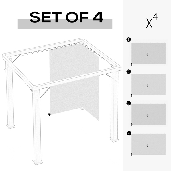 凉亭侧墙 （ Amazon Shipping）（WalMart禁售）（周末不发货）-3