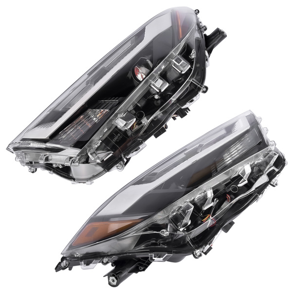 Pair Left+Right LED Headlight Lamp Assembly Replacement for Toyota RAV4 2.5L 2022 2023 2024 811500R350 811100R350-5