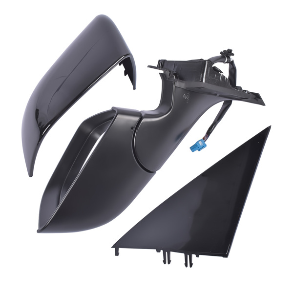 Left Side Driver Side Mirror Power Folding Black Fit for Tesla Model 3 M3 2017-2023 4-Door ABS Plastic Front Heated Side View 13PIN Memory Recall Power Glass Adjusted Power Fold 51167177128-6