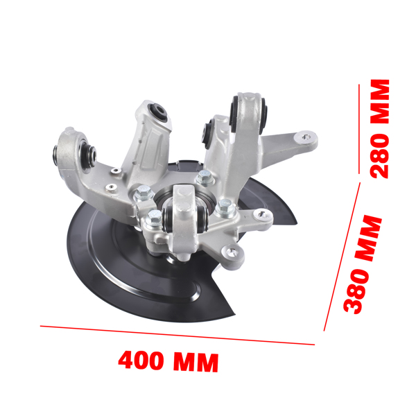 Rear Left Steering Knuckle & Wheel Bearing Hub Assembly Replacement for 2011-2019 Ford Explorer AWD 686-279-9