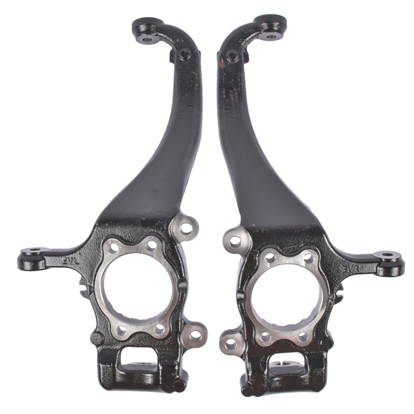 Front Left Right Side Steering Knuckles Fit for Nissan Frontier 2005-2019 Pathfinder 2005-2012 Xterra 2005-2012 All Engine Sport Utility Cast Iron Black 40015-EA000 698-267 40014-EA000 698-266-6