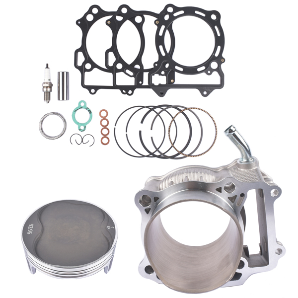 Cylinder Piston Gaskets Top End Rebuild Kit 11241-29F00 Replacement for Suzuki LTZ 400 03-14 11191-13E00 11241-29F00-8