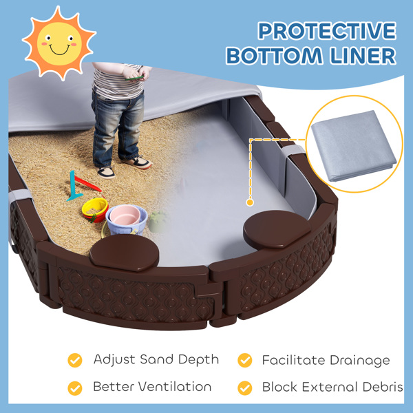 Kids Sandbox with Cover ( Amazon Shipping)（Prohibited by WalMart）-5