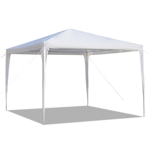 3 x 3m Waterproof Tent with Spiral Tubes White-6