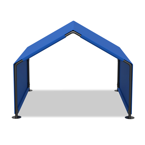 Dog Shade Shelter Outdoor Tent for Small Medium Dogs, Waterproof Sun Protection Pet House for Dogs, Small Animals and Livestock, Blue -5