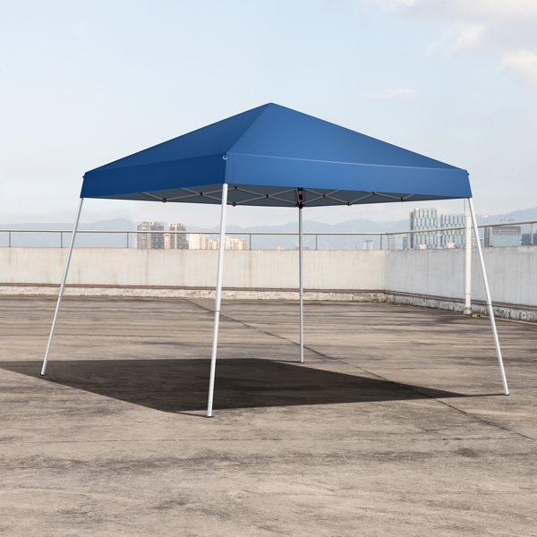8*8ft Portable Home Use Waterproof Folding Tent Blue-22