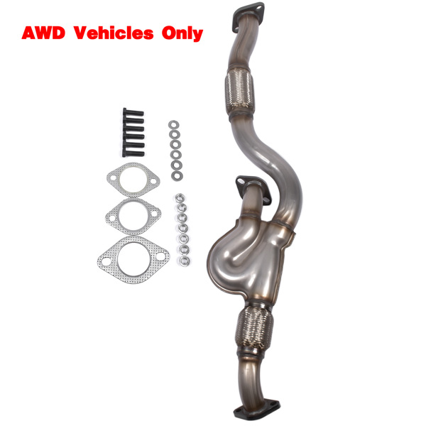 Front Exhaust Y Pipe Fits for Hyundai Tucson Kia Optima Sport Utility 2.7L V6 AWD Only 2005-2008-2