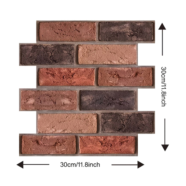 3D Tile Brick Wall Sticker Self-adhesive Waterproof Foam Panel Wallpaper 10pcs-16