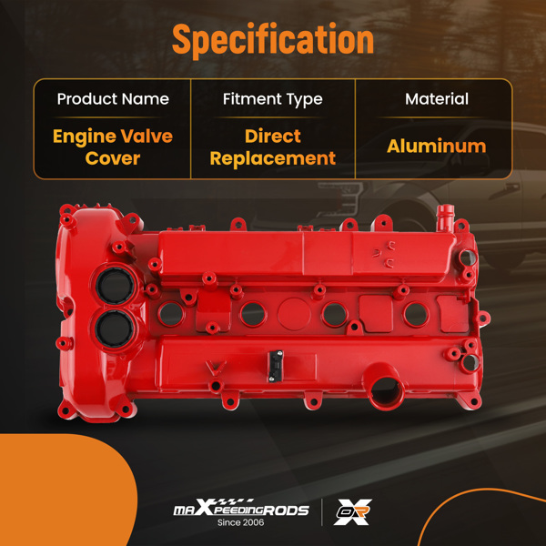 Aluminum Valve Cover Set Fit for  Lincoln MKC MKZ 2.0L L4 DOHC 2013-2016 CJ5Z-6582-A-2
