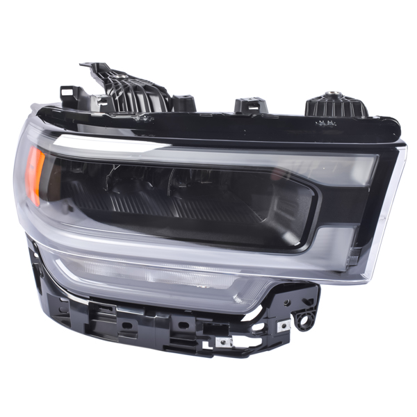 Right Passenger Side LED Headlight w/ Black Reflector Replacement for Ram 2500 3500 6.4L 68360178AD-2