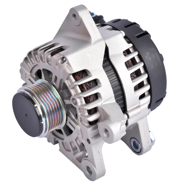 12V 150A Alternator with 6Groove Pulley Fits for Hyundai Elantra Kona Kia Seltos Soul 2.0L 2017-2021 Clockwise-2