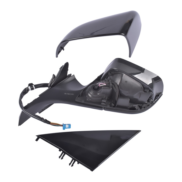 Left Side Driver Side Mirror Power Folding Black Fit for Tesla Model 3 M3 2017-2023 4-Door ABS Plastic Front Heated Side View 13PIN Memory Recall Power Glass Adjusted Power Fold 51167177128-3