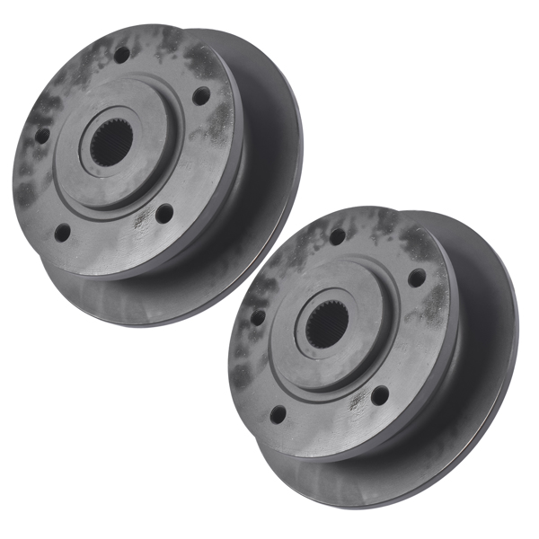 2Pcs Front Wheel Brake Hub Rotor Disc Replacement for John Deere Gator HPX 4x4 615E 815 620i 850D XUV AM142950 M159548 M164367 M156363-4