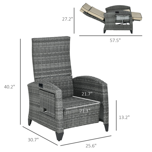 Folding Lounge Chairs / beach chair ( Amazon Shipping)（Prohibited by WalMart）-2