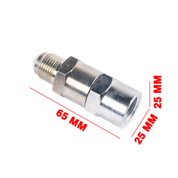 Fuel Check Valve 23516993 Fit for Detroit Diesel Series S60 12.7L 3/8 female X 5/8-18 male pipe.-8