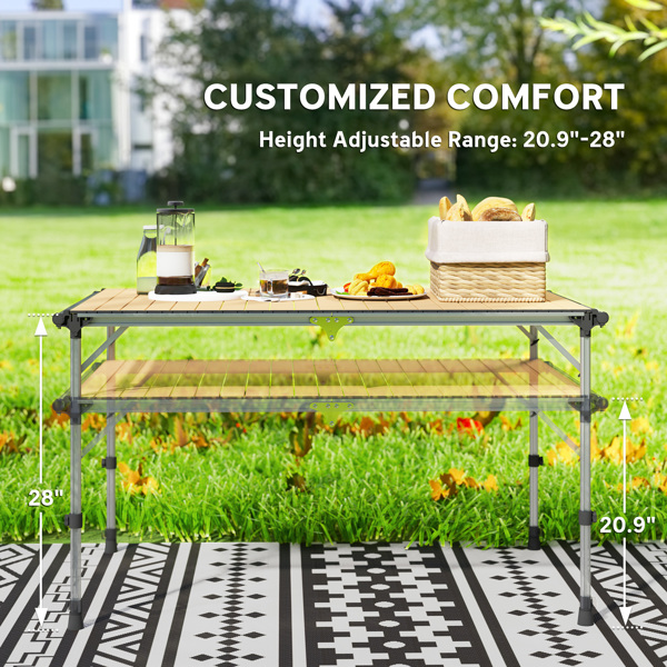Portable Camping Table with Sink /  Dining Table-3