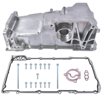 Aluminum Engine Oil Pan Fit for Chevrolet SSR Saab 9-7x 5.3L 6.0L V8 2003-2009 12598154