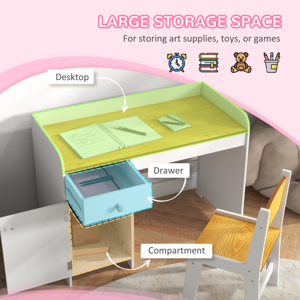 Kids Desk and Chair Set-3