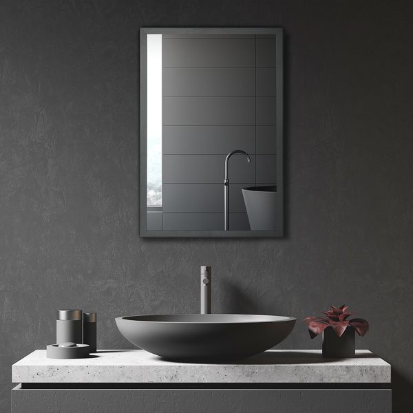 Bathroom Cabinet with Mirror ( Amazon Shipping)（Prohibited by WalMart）-1