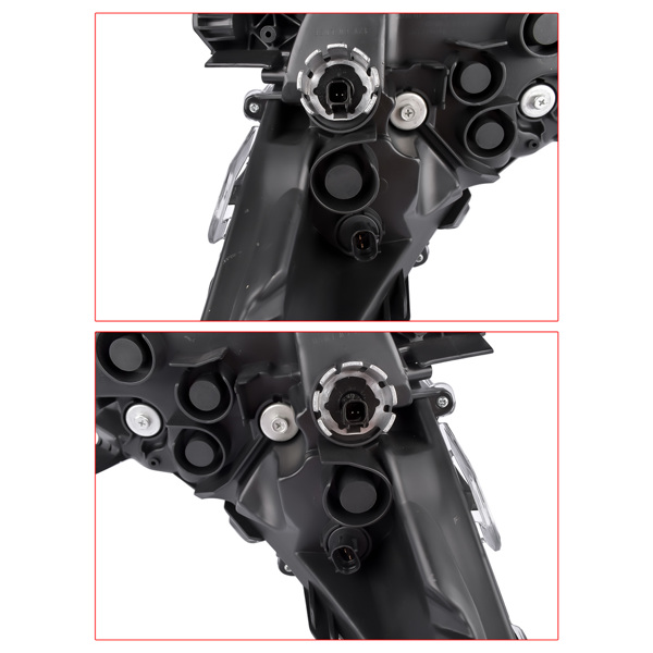 Pair Left+Right LED Headlight Lamp Assembly Replacement for Toyota RAV4 2.5L 2022 2023 2024 811500R350 811100R350-7