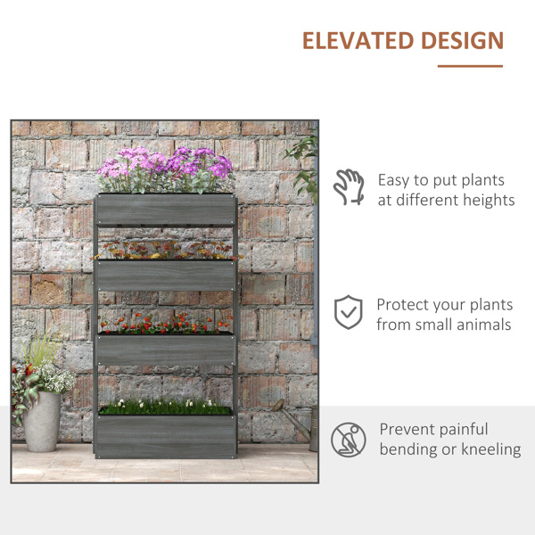 Garden Bed、 Galvanized Planter-4