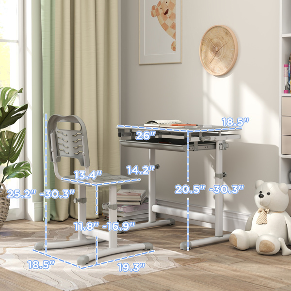 Kids Desk and Chair Set-2