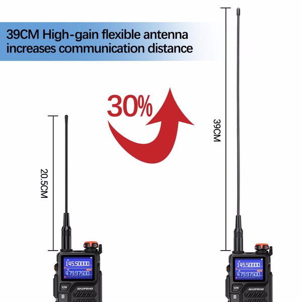 BAOFENG K5PLUS 10w Ham Radio Long Range (Upgraded of UV-5R) Portable Handheld Walkie Talkies Long Distance, Two Way Radio with Copy Frequency, AM,USB-C Charging, NOAA Weather Receiver for Hunting,-2