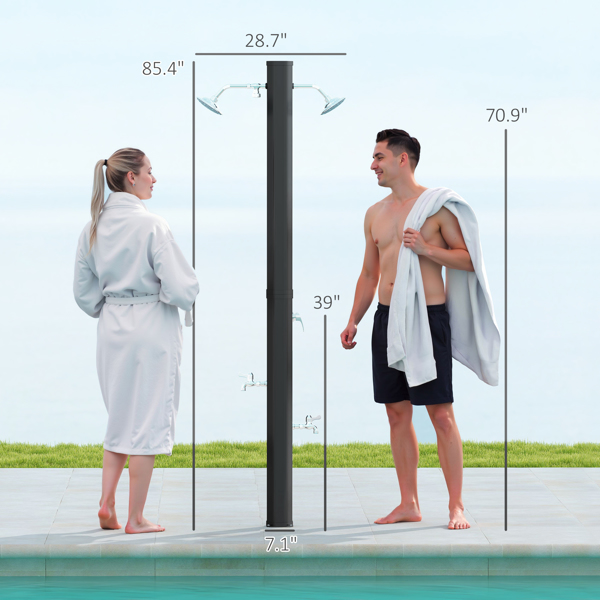 Solar heated shower( Amazon Shipping)（Prohibited by WalMart）-2