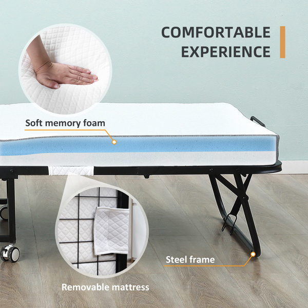 Portable Folding Bed ( Amazon Shipping)（Prohibited by WalMart）-3
