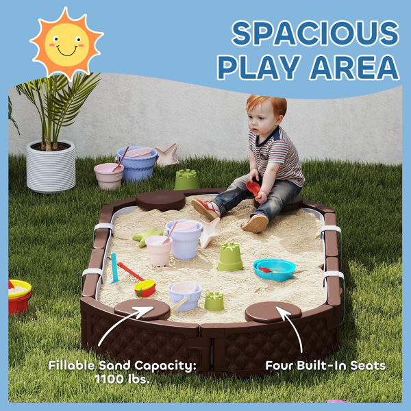 Kids Sandbox with Cover ( Amazon Shipping)（Prohibited by WalMart）-3