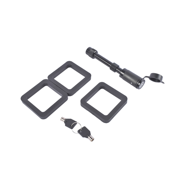 Adjustable Trailer Hitch Fits 2.5" Receiver 6-Inch Drop/Rise 2" & 2-5/16" Ball 22000 LBS GTW with Anti-Theft Pin-8