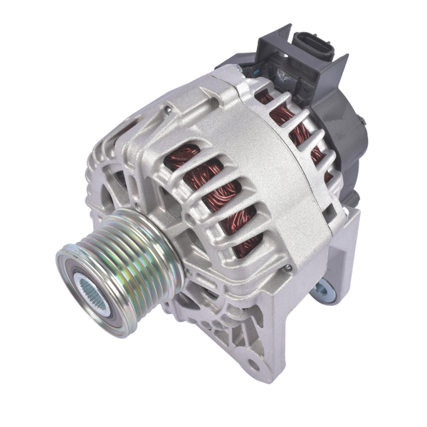12V 110A Alternator with 6-Groove Pulley Fits for Nissan Sentra Sedan 1.8L L4 2013-2019 Clockwise Rotation 23100-3SH2B-3