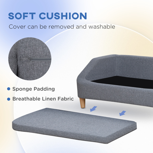 Dog Bed/ Rattan Pet Sofa ( Amazon Shipping)（Prohibited by WalMart）-5