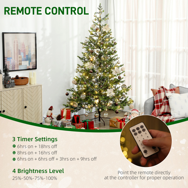 7ft Christmas tree -4