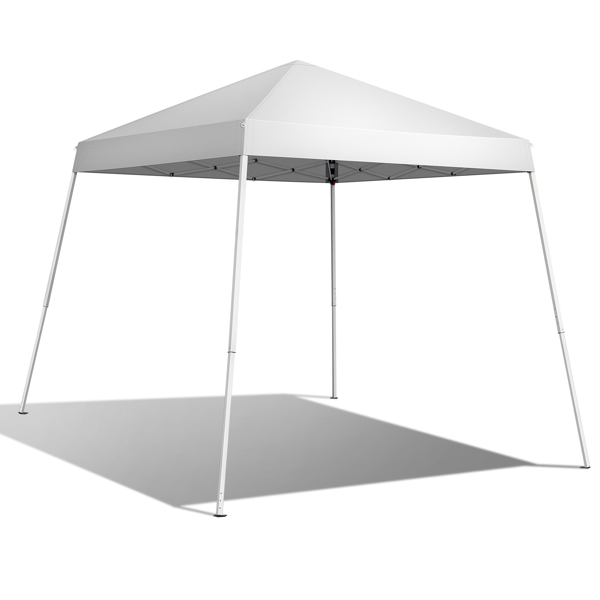 2.4 x 2.4m Portable Home Use Waterproof Folding Tent White-4