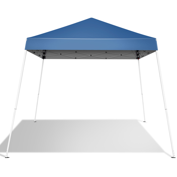 2.4 x 2.4m Portable Home Use Waterproof Folding Tent Blue-4