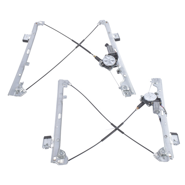 Front Left & Right Window Regulator with Motor Fit for Chevrolet Avalanche Silverado Suburban Tahoe GMC Yukon XL Sierra 1500 Cadillac Escalade 741-644 15077853 741-645 19120847-4